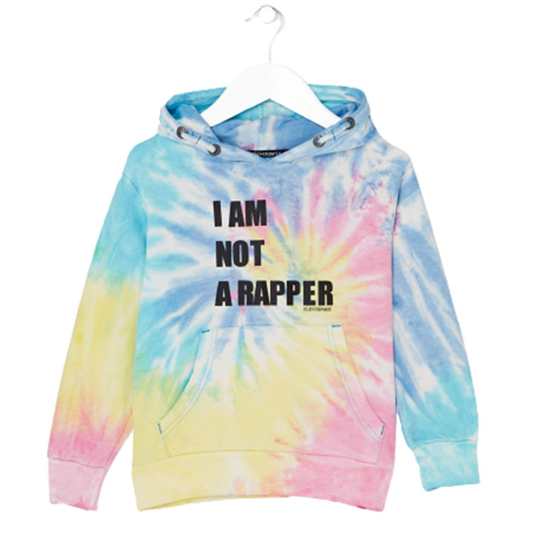 Picture of ELV0403 HOODY FLEECY  4-16 YEARS  UNISEX ” I AM NOT A RAPPER